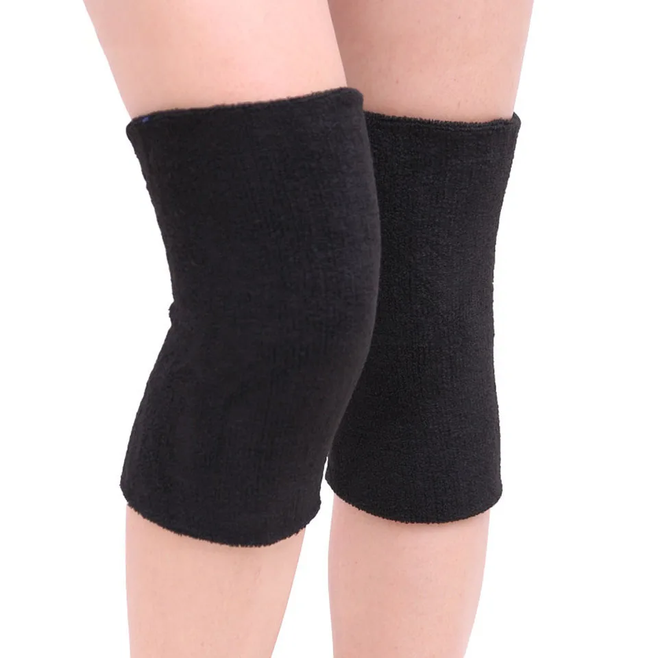 

2PCS/Lot Breathable Warm Towel Non-slip Dance Ski Knee Pads Outdoor Sport Leg Sleeve Kneelet Soft Knee Pad Knee Support