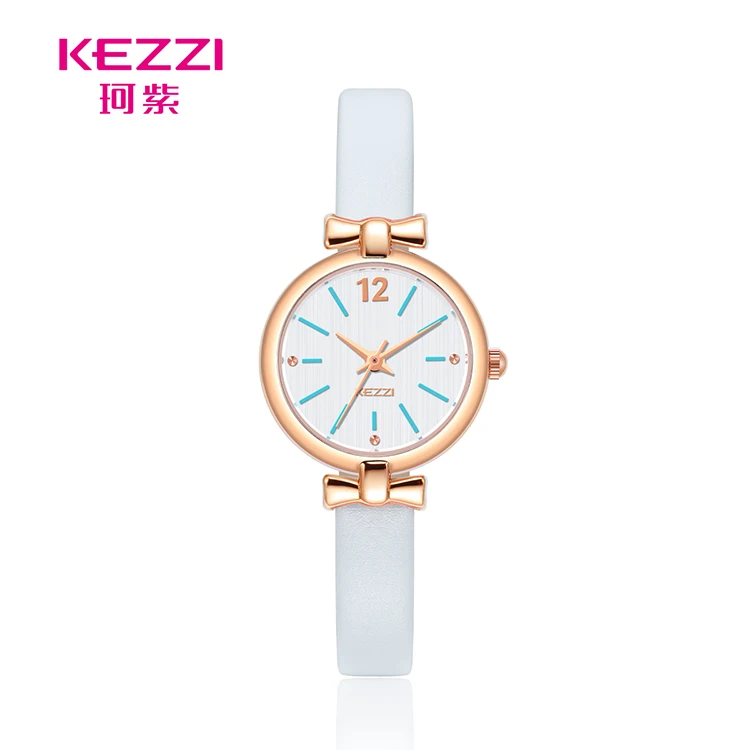 

No.2 Brand Fashion Trend Women Leather Quartz Watch Ladies Simple Small Dial Bow Student Watch Female Girl relojes mujer