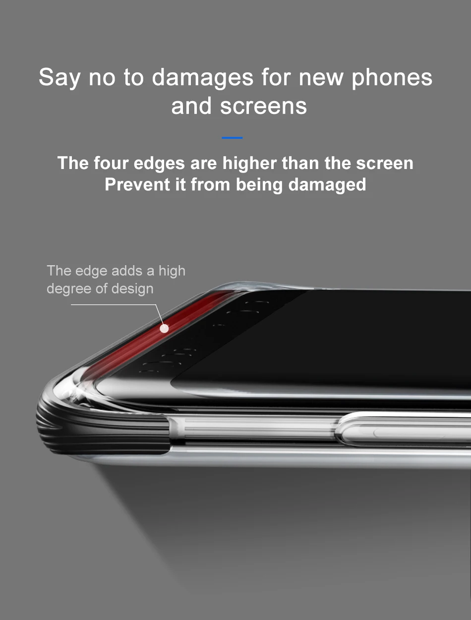 Чехол Baseus для samsung Galaxy S9 Plus, ультра тонкий прозрачный мягкий силиконовый чехол из ТПУ для samsung S9 S9Plus, чехлы