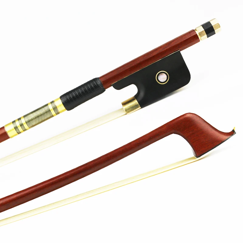 

High Quality NEW 4/4 Size Pernambuco Cello Bow Natural Mongolia Horsehair Ebony Frog Brass Alloy Good Performance