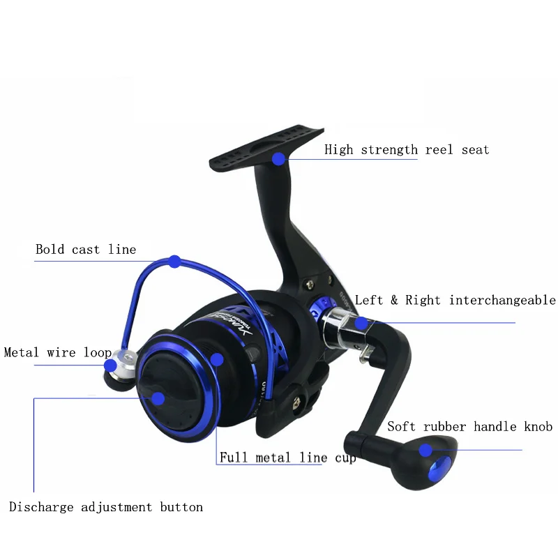 Катушка для спиннинга серия 1000-7000 5 5: 1 13BB ловли карпа