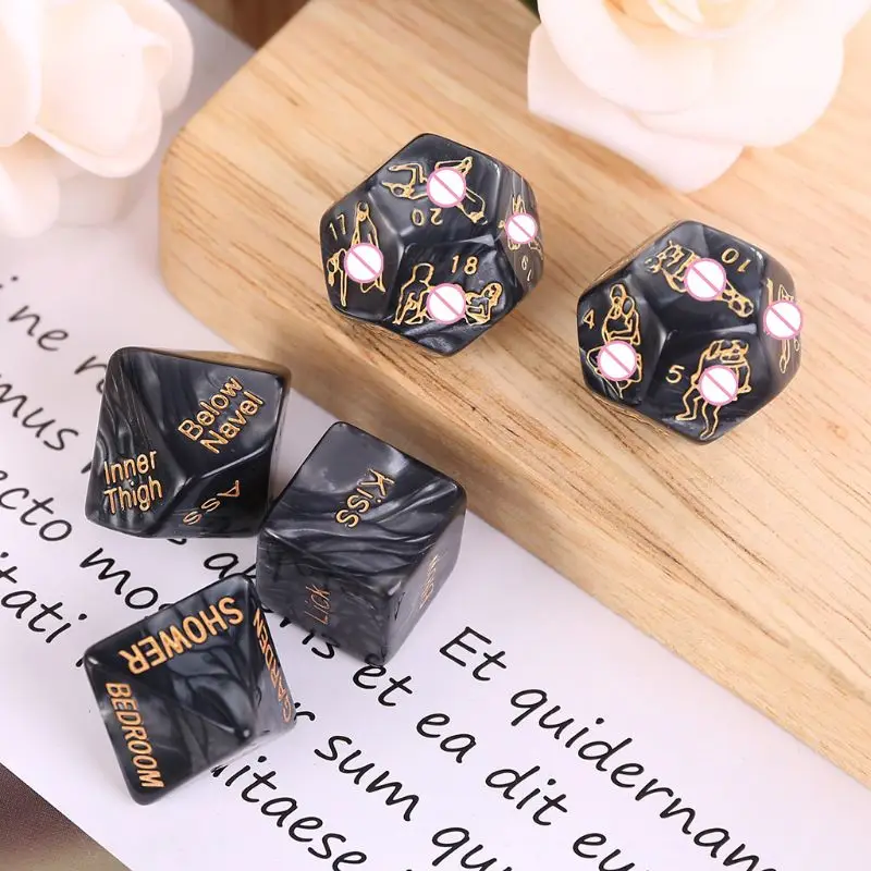 5 шт./компл. забавные любовные игральные кости игрушки Эротическая Сексуальная