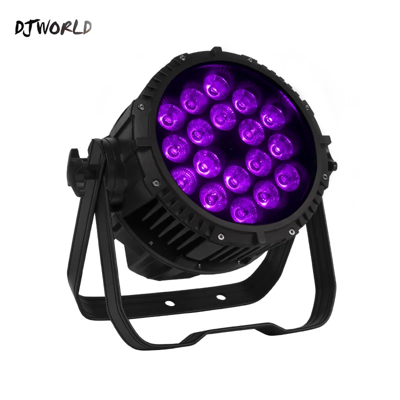 

Outdoor IP65 Waterproof Par 18x18W RGBWA UV 6in1 DMX512 Stage Lighting Effect For Disco DJ Party Club Outdoor concert park