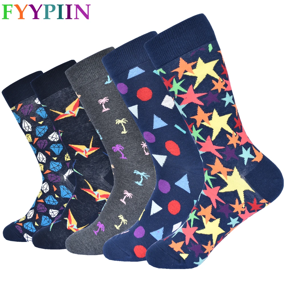 Men socks  2019 New socks High-quality Lengthen And Increase The Fashion Casual Latest Design Interesting Clothes Cotton socks