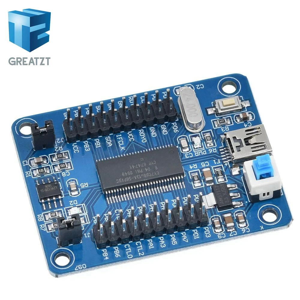 USB-материнская плата EZ-USB FX2LP CY7C68013A макетная логический анализатор с