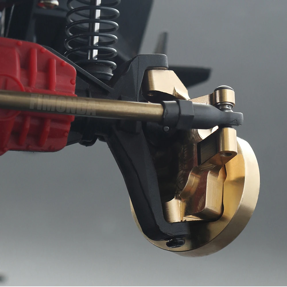 Латунный противовес рулевых кулаков крышки портала пластины бампер для 1/10 RC