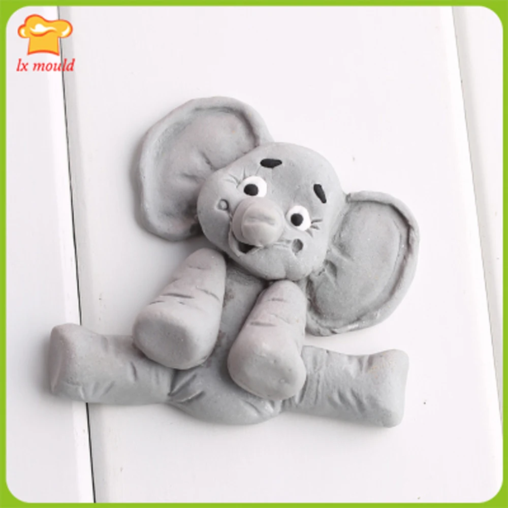 Милый мультфильм силиконовые формы для выпечки в виде животных DIY ароматерапия