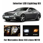 Набор светодиодных светильников для чтения салона Mercedes-Benz CLS W219 CLS500 CLS550 CLS55 AMG CLS63 AMG 2006-2010, 23 шт.