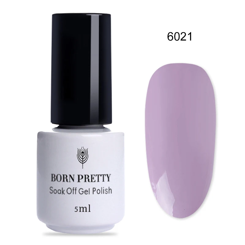 6021 BORN PRETTY матовый цвет УФ-гель для ногтей 6 мл черный чистый замочить от УФ-гель для дизайна ногтей лак верхнее Базовое покрытие лак - Цвет: 6021
