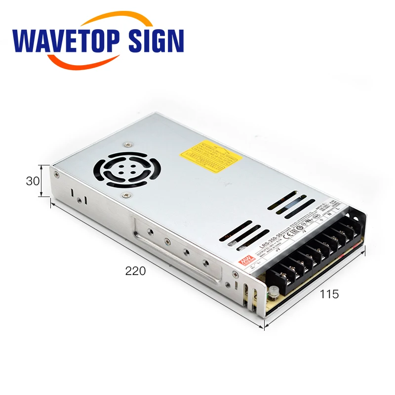 WaveTopSign Meanwell LRS 350 переключение Питание DC 5V 12V 24V 36V 48V использовать для фрезерный