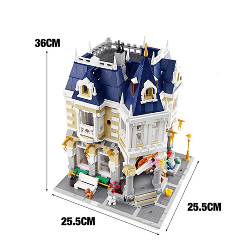 

MOC The Costume Shop Old Town Pub Book Shop Building Blocks Bricks Creative DIY Cities Street Toys for Kids Christmas Gifts