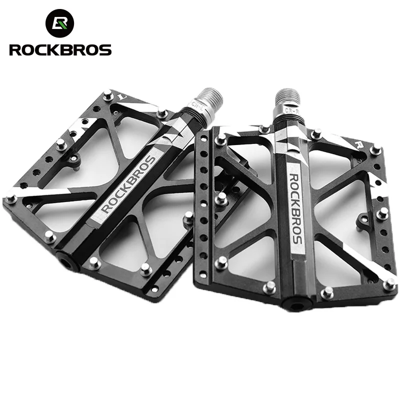 Велосипедные педали ROCKBROS 3 подшипника платформа плоские ультралегкие прочные