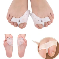 2pair toe silicone bunion guard foot care orthopedic toe separators finger toe separator correction pad foot care tools