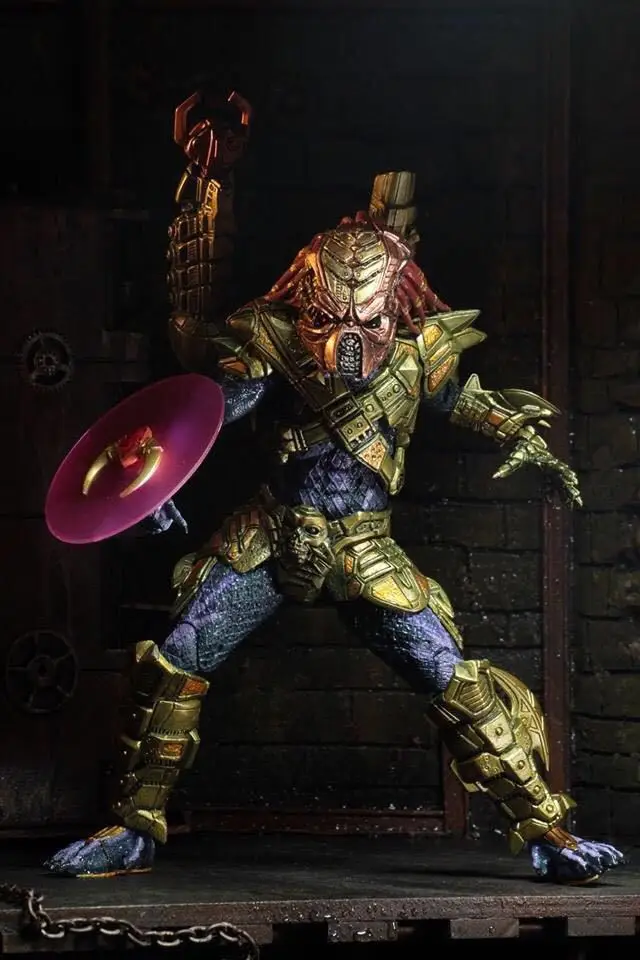 NECA оригинальный Хищник конечный Охотник за инопланетянами со светодиодный