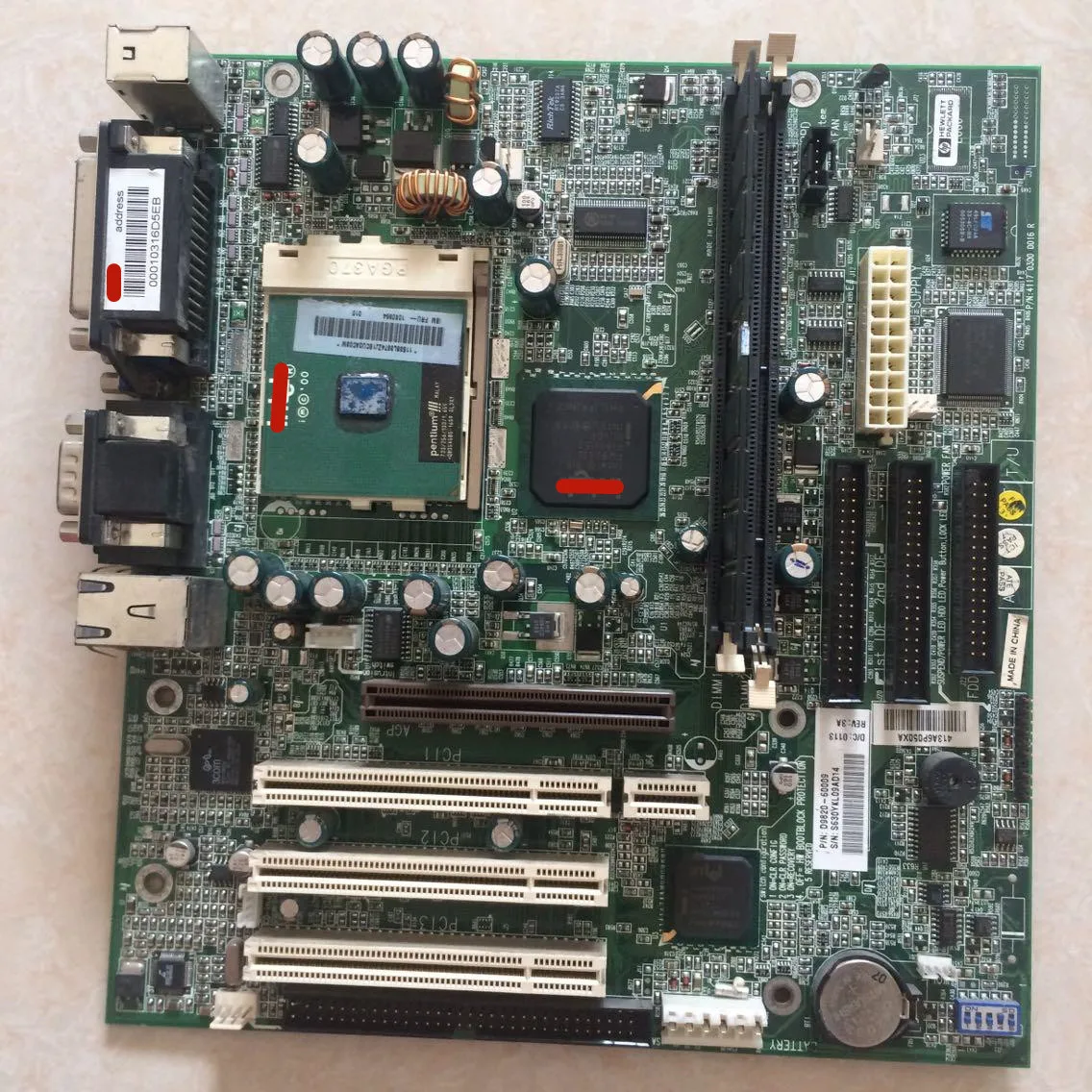 

D9820-60009 VL400 материнская плата 9820-60011 D9820-60007