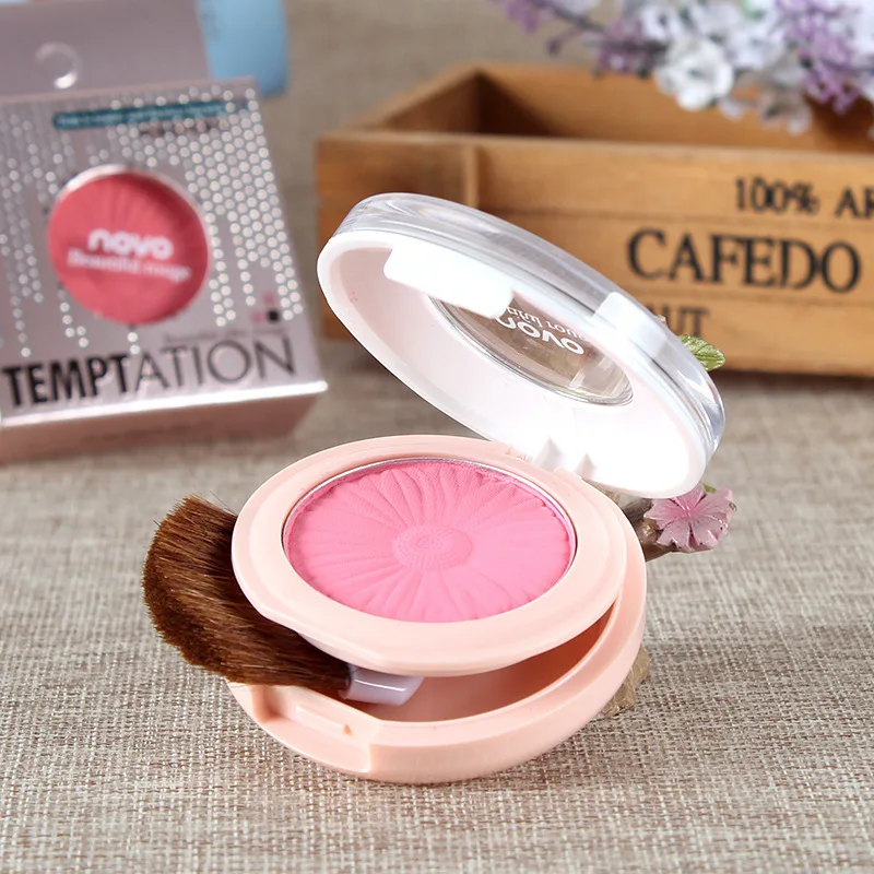 

5083 Zhen Yan Yang Pink Monochrome Blush Soft Nude Makeup Repair Yan Ruddy Transparent Matte Rouge