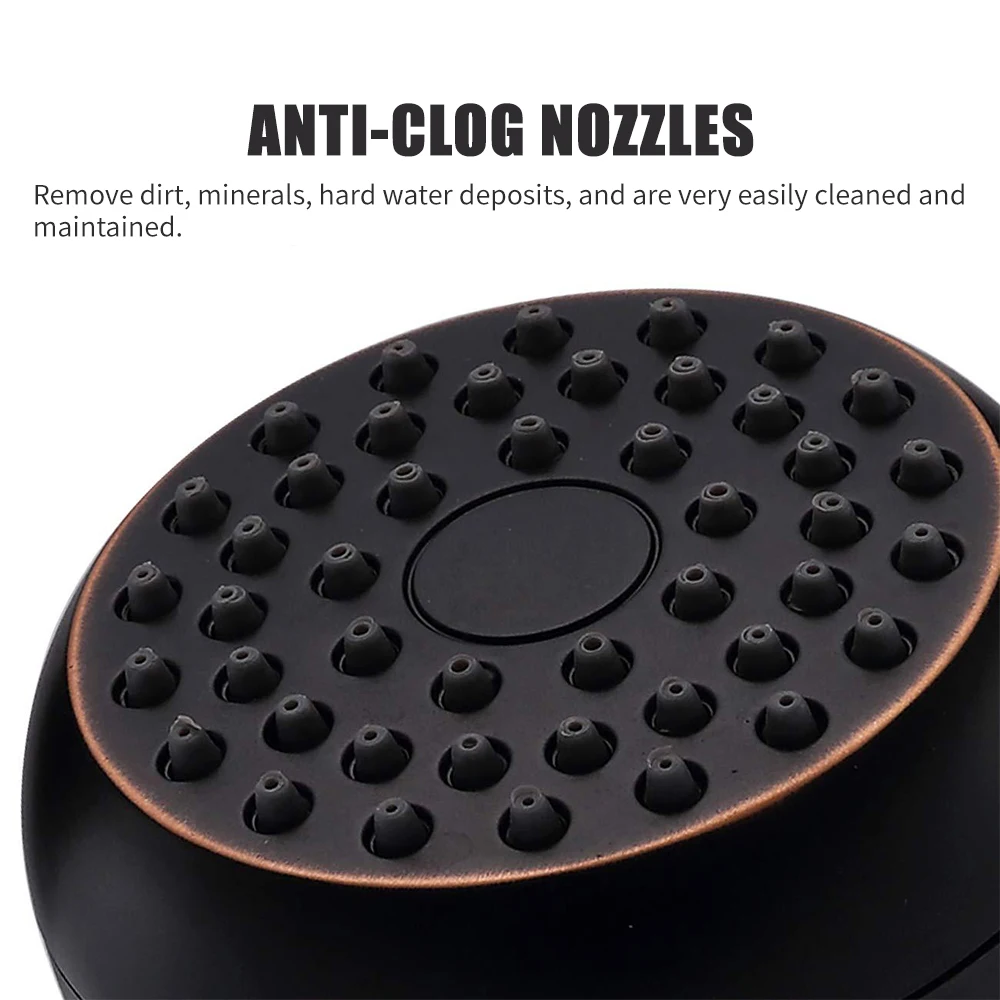 Насадка для душа высокого давления Регулируемая вращающаяся медная шаровая