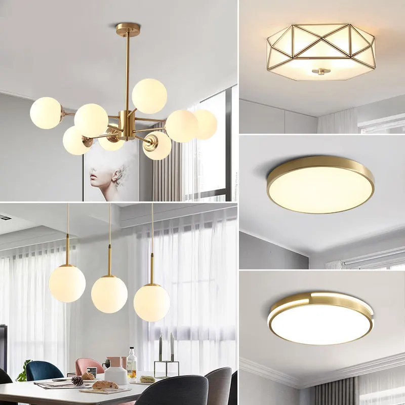 Beste Nordic Stijl Lampen En Lantaarns Eenvoudige Post-Moderne Slaapkamer Woonkamer Eetkamer Kroonluchter Combinatie Moleculaire Lamp
