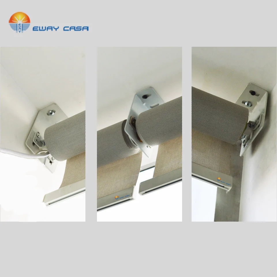 EWAY CASA 47 мм моторизованные шторы на роликах электрические 100% светонепроницаемые
