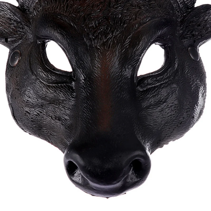 Хэллоуин голова быка полное лицо Маскарад вечеринка косплей маски страшные