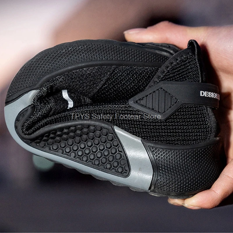 

2021 Male Work Boots Indestructible Safety Shoes Men Steel Toe Shoes Puncture-Proof Work Sneakers Male Shoes Adult Work Shoes