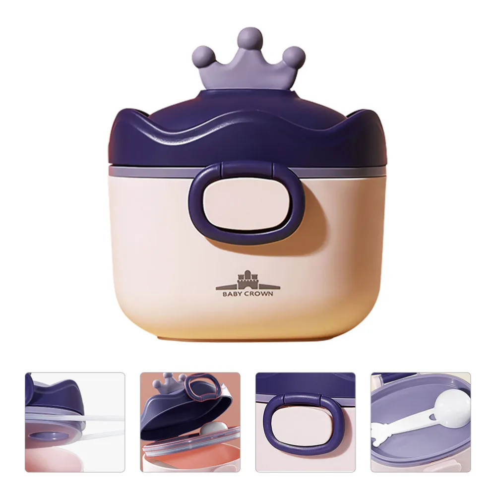 

Baby Powder Dispenser Sealed Powder Box Snacks Storage Container