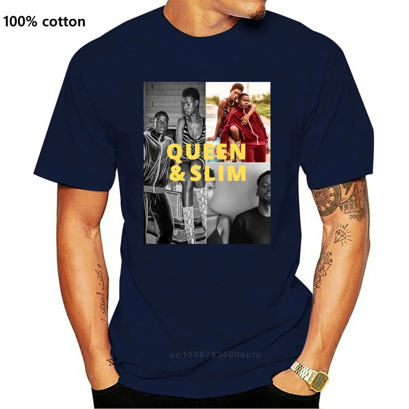 

Новая классическая черная футболка из фильма Queen And Slim A Love Story, 2021