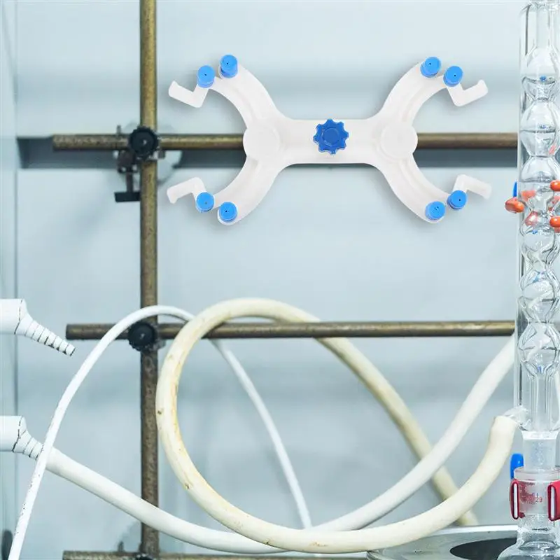 

1Pc Double Burette Clamp Practical Lab Burette Clip Butterfly Style Buret Clamp