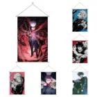 Юютсу Kaisen Fushiguro Megumi Gojo Satoru сплав прокрутка мультфильм комикс свиток подвесной Декор стены