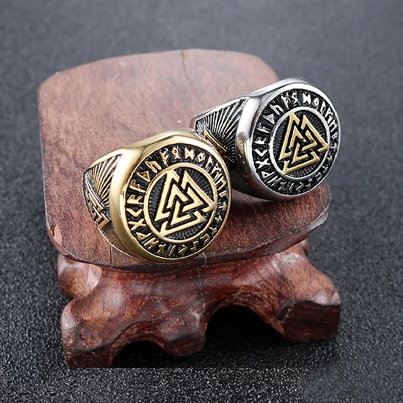 Кольца для мужчин из нержавеющей стали готические кольца викингов оптовая