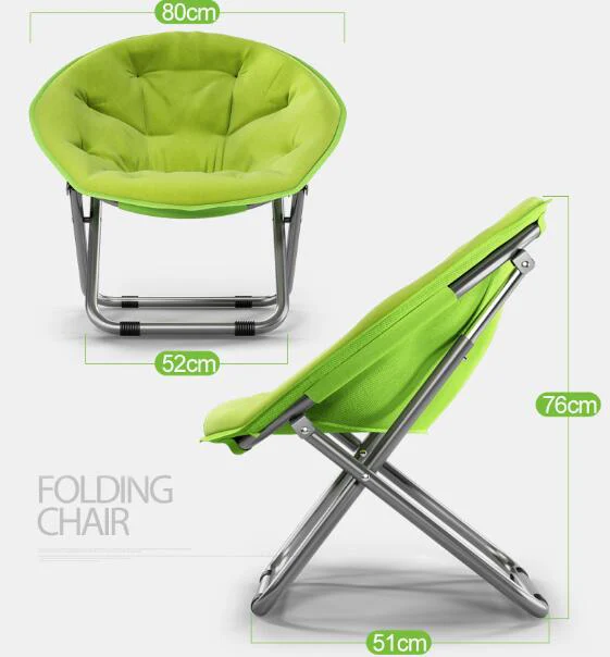 Удобный складной диван стул 80*76*52 см дышащий с Луной и табуретом|chair 3d|chair christmaschair