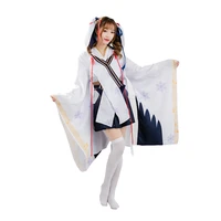 brdwn v womens snow miku cosplay costume kimono suit