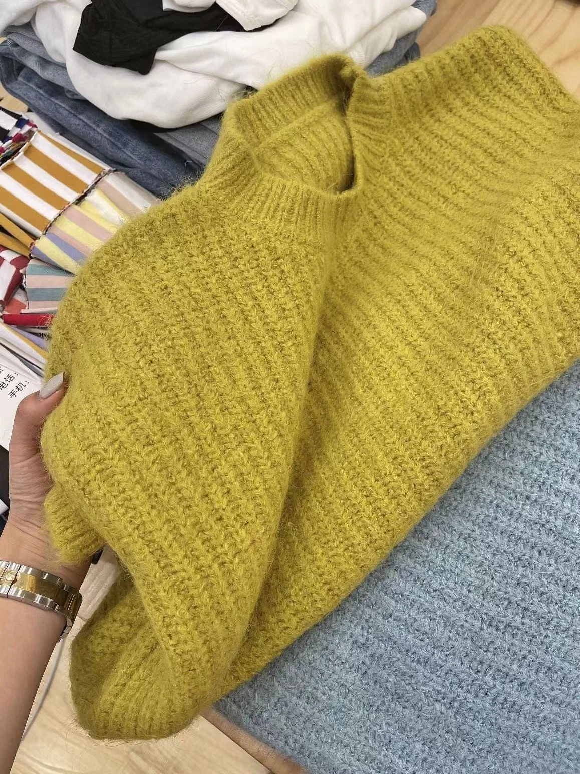 

Women's sweaterOversized Pullovers Matcha Green Sweater For Women 2021 Autumn And Winter Loose Women's Sweaterknit top