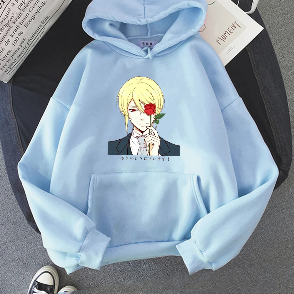 

Japanese Fashion Anime MORIARTY THE PATRIOT William James Hoodied Long Sleeve Streetwear Harajuku Sweatshirt Women Unisex Tops