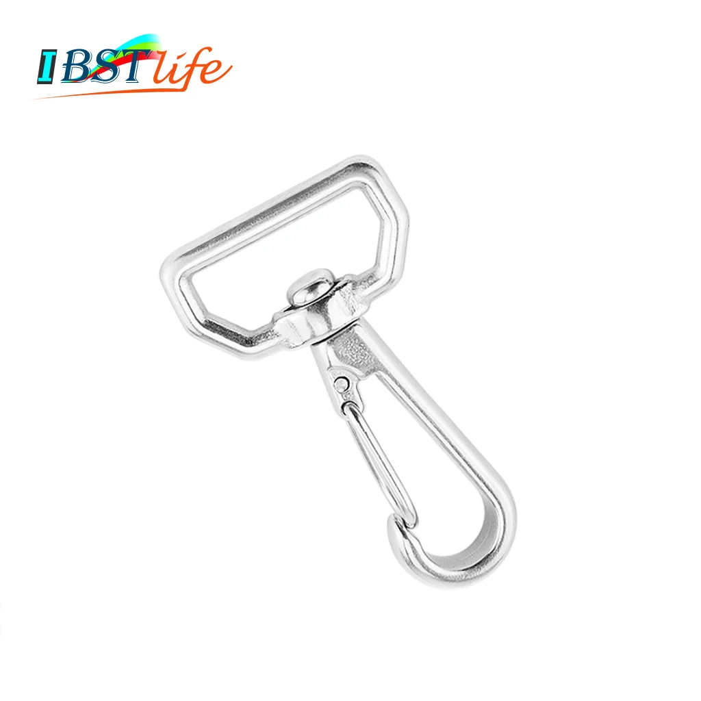 66 мм кольцо с квадратным глазом поворотный карабин из нержавеющей стали 316