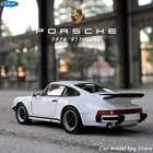 Модель спортивного автомобиля WELLY 1:24 1974 Porsche 911 Turbo3.0, модель автомобиля из сплава, декоративная коллекция, игрушечные инструменты в подарок