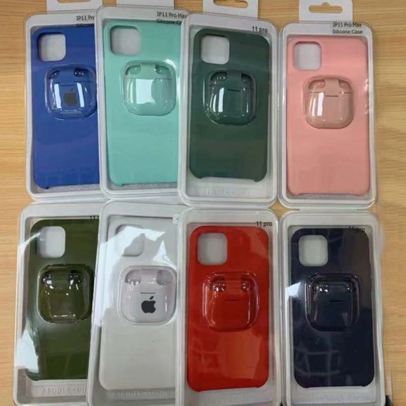 Для AirPods Air стручки для удостоверения личности 2 держатель iPhone 11 12 Pro 11pro Max X XS XR 8 7 Plus