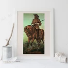 Плакат WILD WEST-полковник Е. Коди, принт Билл буйвола, портрет, 1900