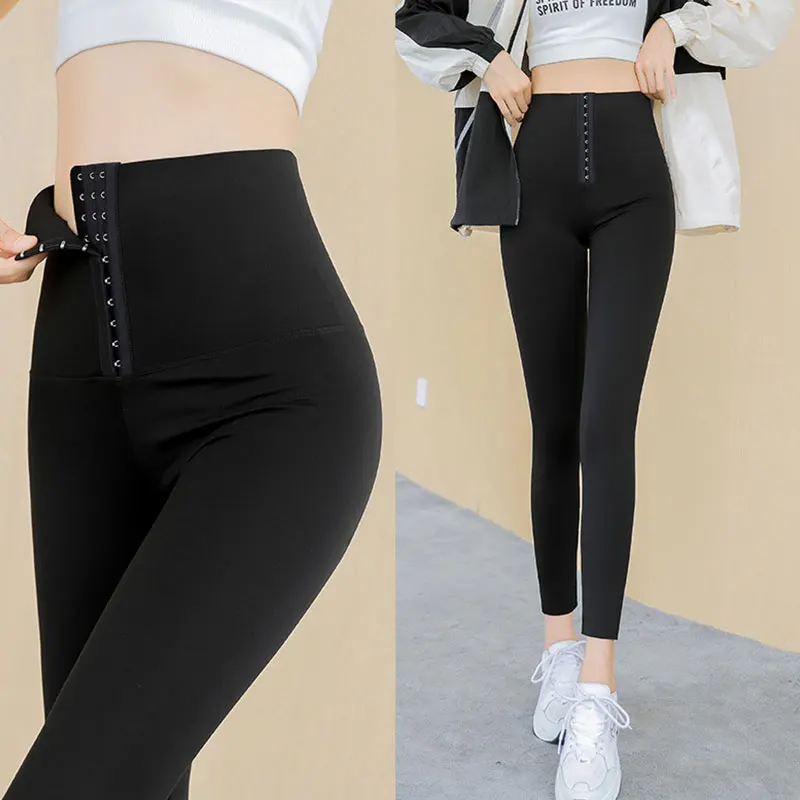 Брюки для фитнеса женские Леггинсы зимние теплые тонкие/плотные эластичные