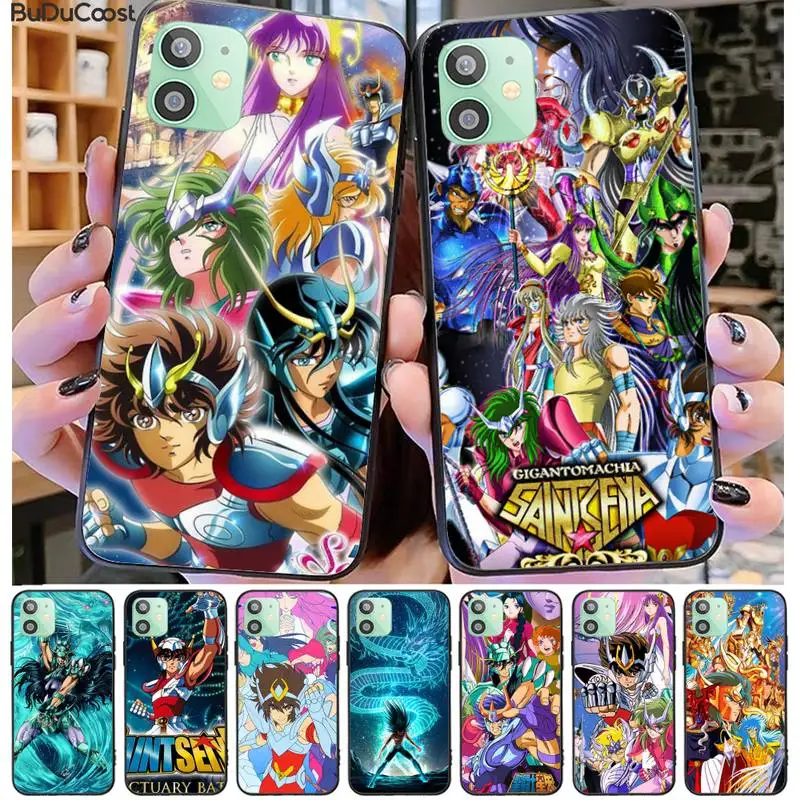 

Saint Seiya Shiryu Anime Phone Case For iphone 12 pro max 11 pro XS MAX 8 7 6 6S Plus X 5S SE 2020 XR case