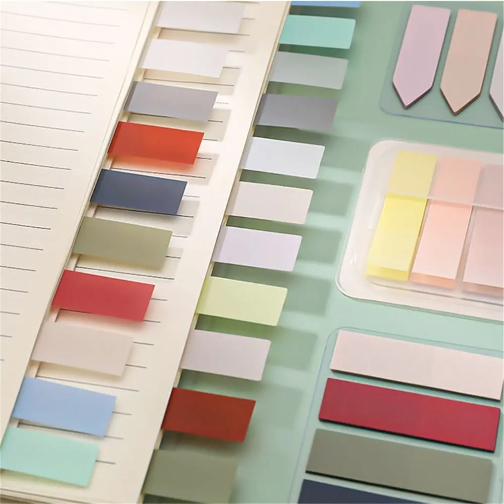 100 листов винтажный дневной блокнот для записей индекс флаги Tab Strip новинка