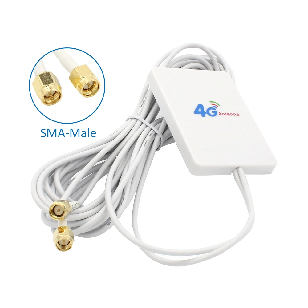 4G панель LTE Antena Antenna 3G SMA TS9 CRC9 разъем с кабелем 3 м Hign Усиление wifi антенна для Huawei