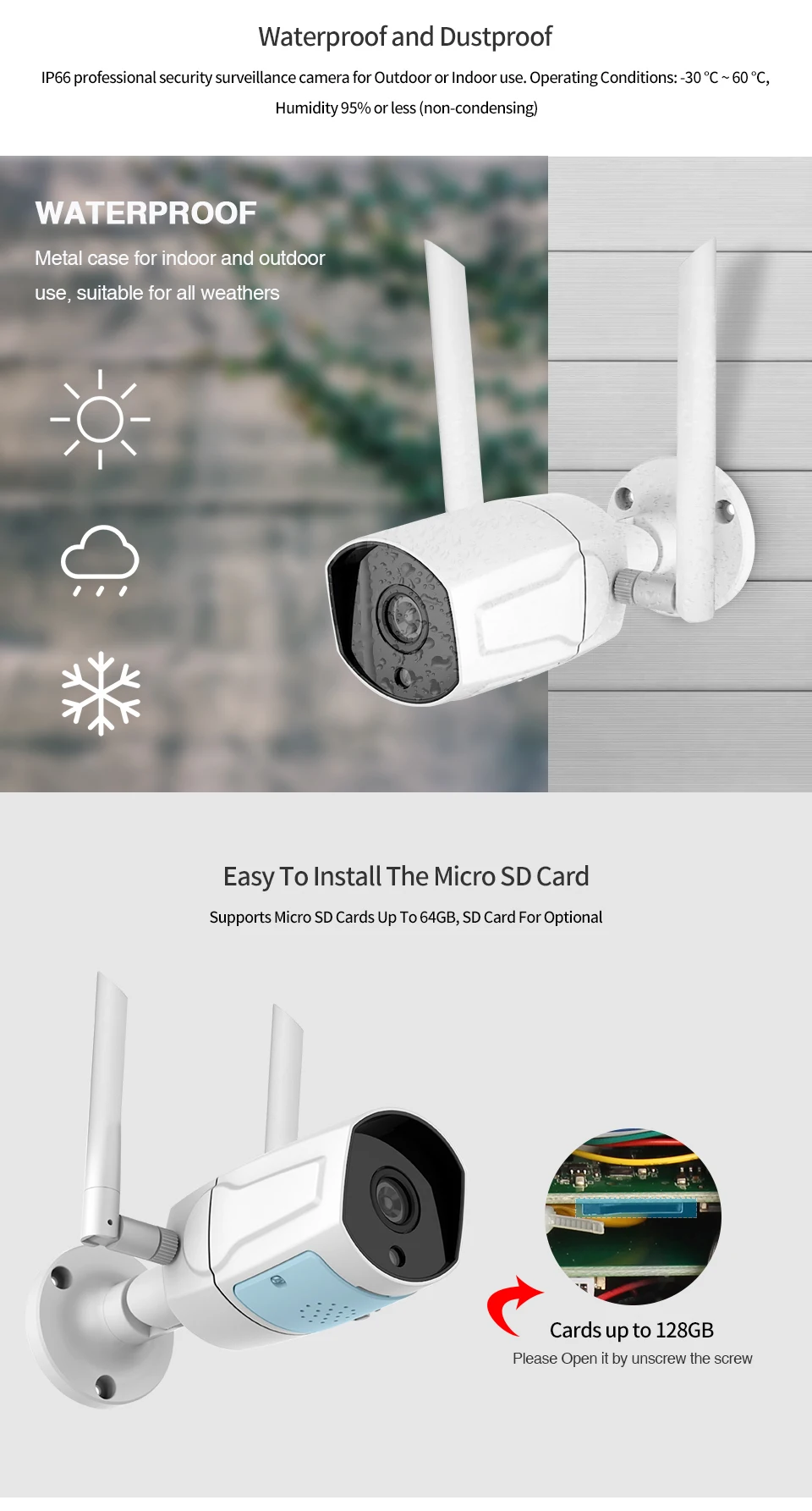 LOOSAFE Yoosee IP камера Wifi 1080P 3MP CCTV Bullet уличная камера ONVIF с AP ночного видения день и близкий камера наблюдения s