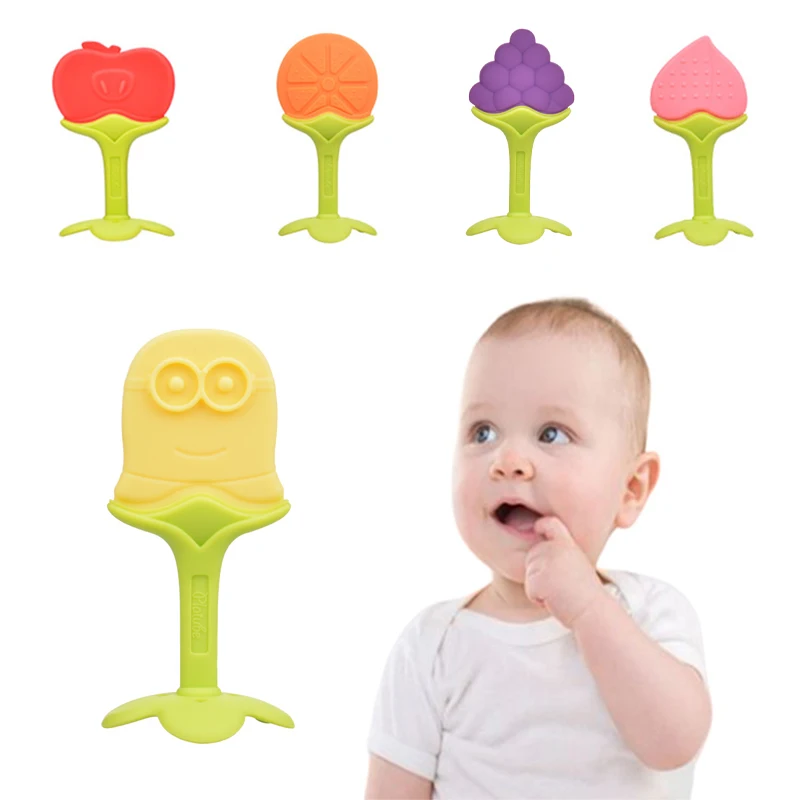 

Безопасный BPA Бесплатно Детские Прорезыватели милые фрукты Клубника виноград Новорожденные Прорезыватель молярная Игрушка Дети пищевого ...