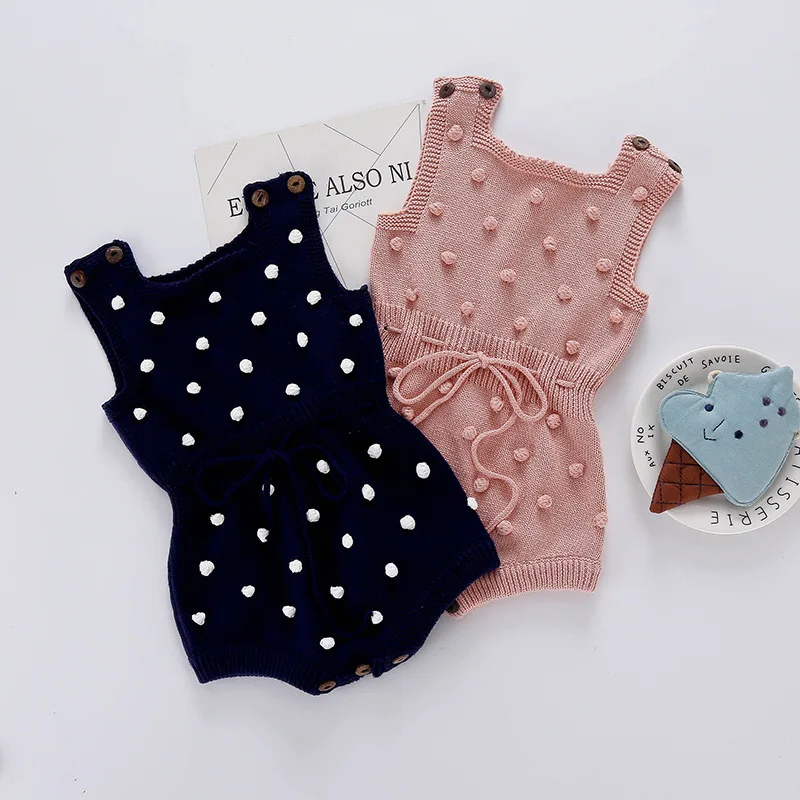 

New 2021 Baby Boys Girls Rompers Cotton Baby Clothes Rompers Knit Woolen Yarn Rompers Spring Infant Boys Girls Clothing