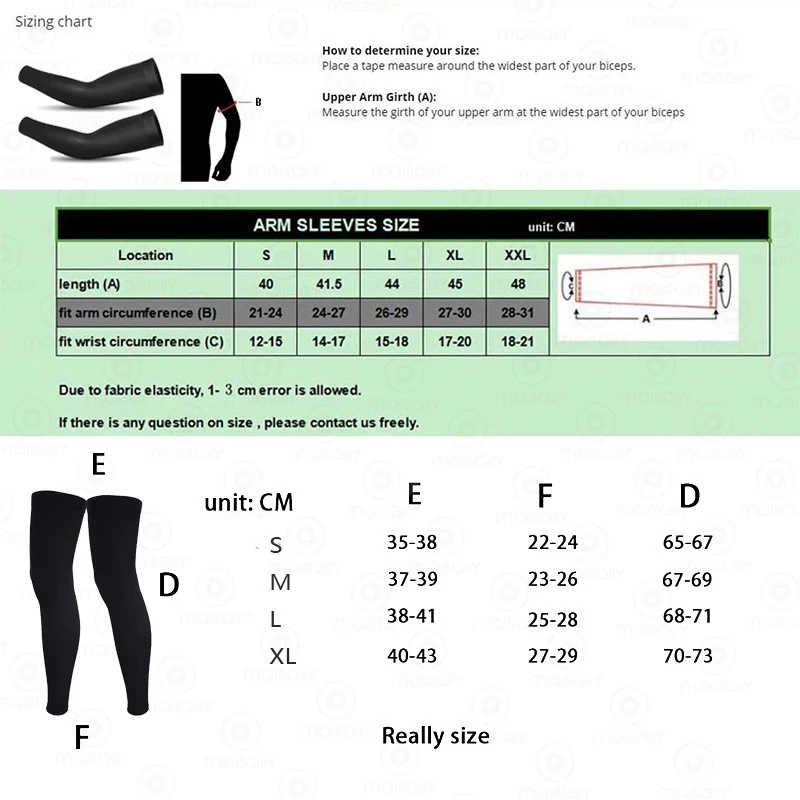 

2021 GCN New Cycling Sleeve Summer Ice Silk Sunscreen Hand Sleeve Arm Guard Cycling Sleeve Men and Women Anti-UV Bicycle set