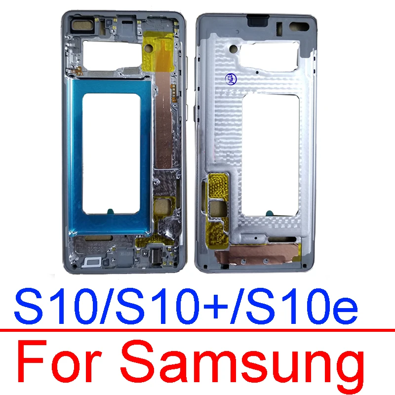 

For Samsung Galaxy S10 G973 S10E G970 S10Plus S10+ G975 Middle Frame Midplate Bezel Chassis Housing Replacement Parts