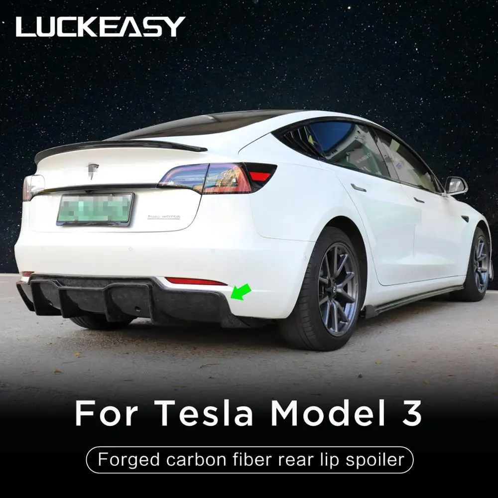 Автомобильные аксессуары LUCKEASY модификация внешней части для Tesla model 3 кованый