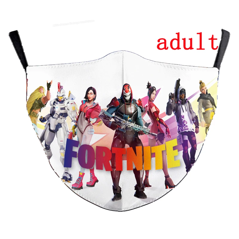 Косплей-маска Мидас fortnites для взрослых и детей хлопковая маска с фильтром лица