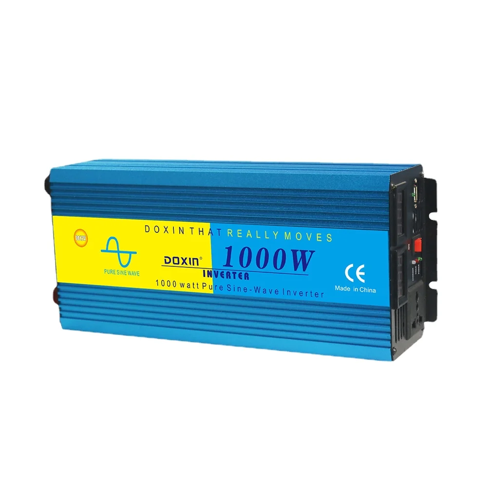 

1000 Вт Инвертор немодулированного синусоидального сигнала 12В/24В 48В 60В Преобразование солнечной энергии для дома